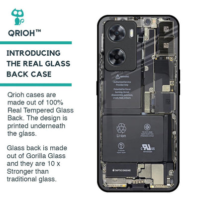Skeleton Inside Glass Case for OPPO A77s
