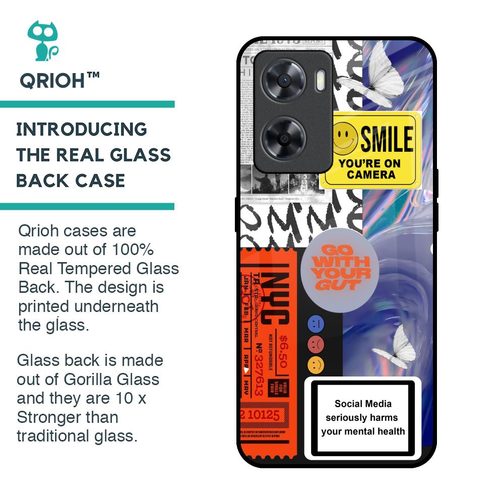 Smile for Camera Glass Case for OPPO A77s