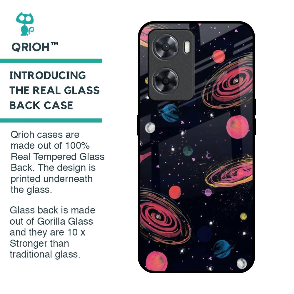 Galaxy In Dream Glass Case For OPPO A77s