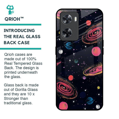 Galaxy In Dream Glass Case For OPPO A77s