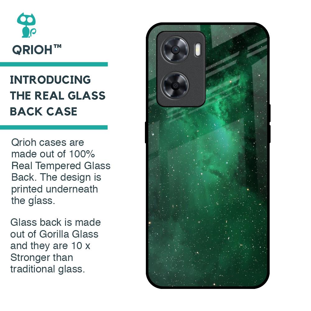 Emerald Firefly Glass Case For OPPO A77s