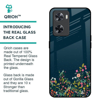 Small Garden Glass Case For OPPO A77s