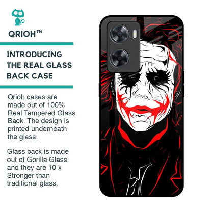 Life In Dark Glass Case For OPPO A77s