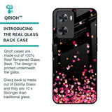 Heart Rain Fall Glass Case For OPPO A77s