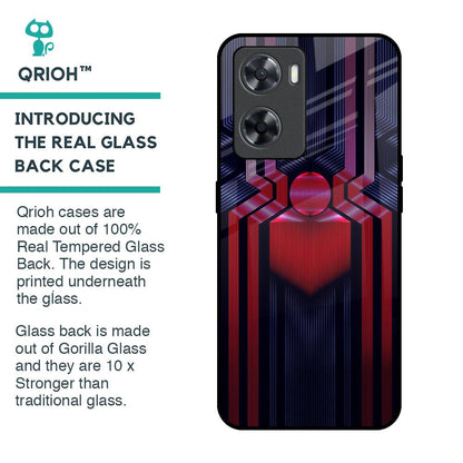 Super Art Logo Glass Case For OPPO A77s
