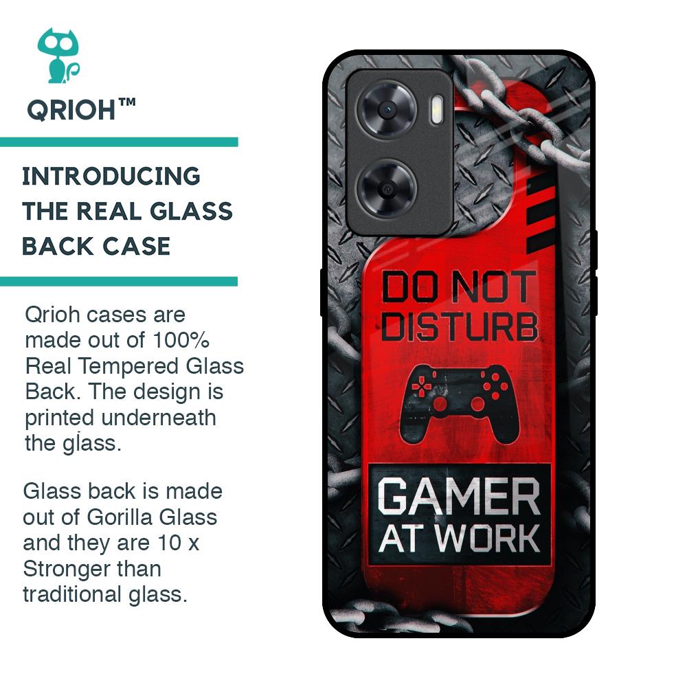 Do No Disturb Glass Case For OPPO A77s
