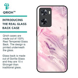 Diamond Pink Gradient Glass Case For OPPO A77s