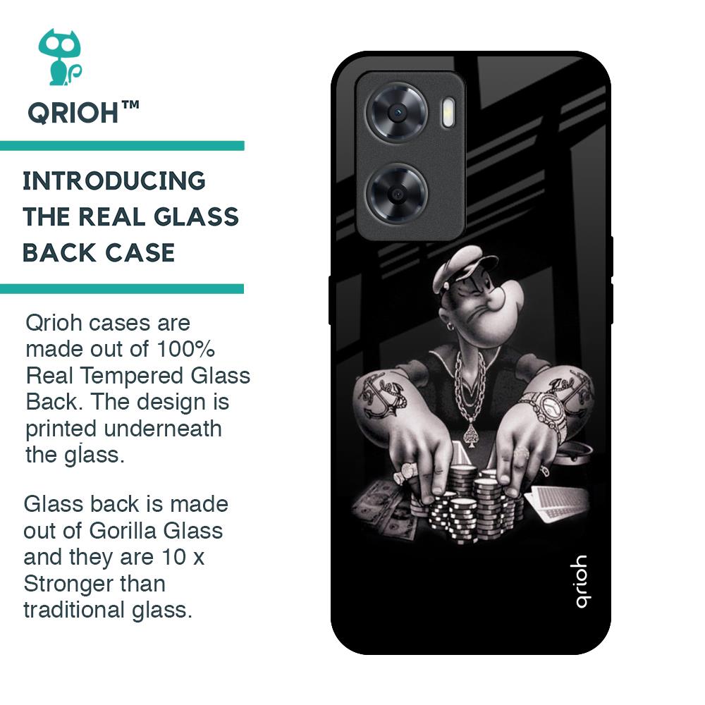 Gambling Problem Glass Case For OPPO A77s