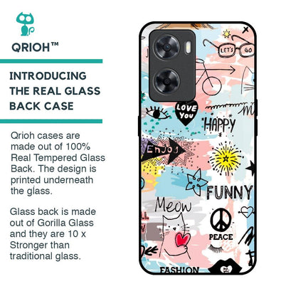 Just For You Glass Case For OPPO A77s