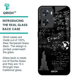 Funny Math Glass Case for OPPO A77s