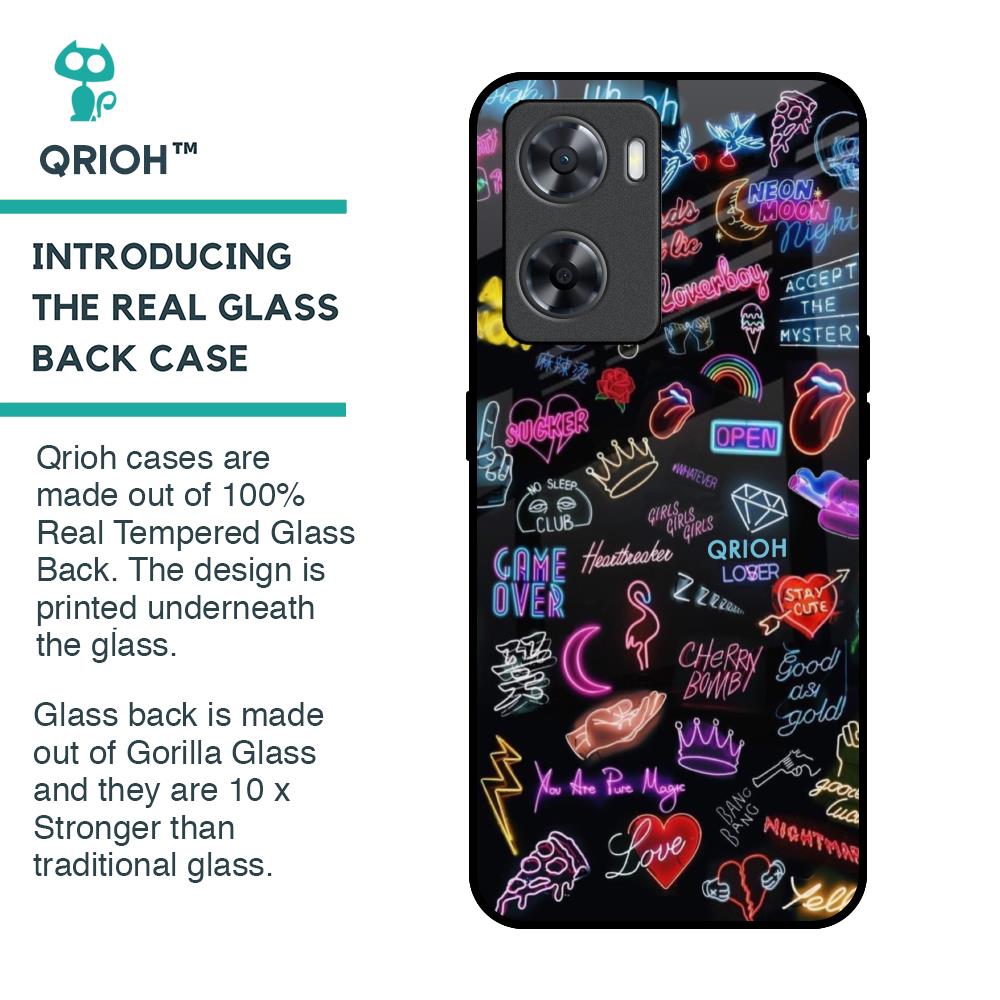 Accept The Mystery Glass Case for OPPO A77s