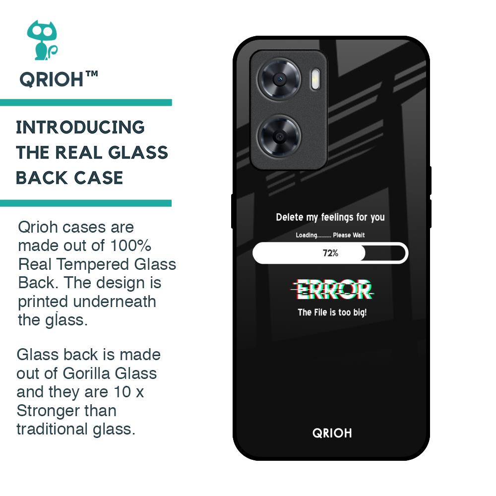 Error Glass Case for OPPO A77s