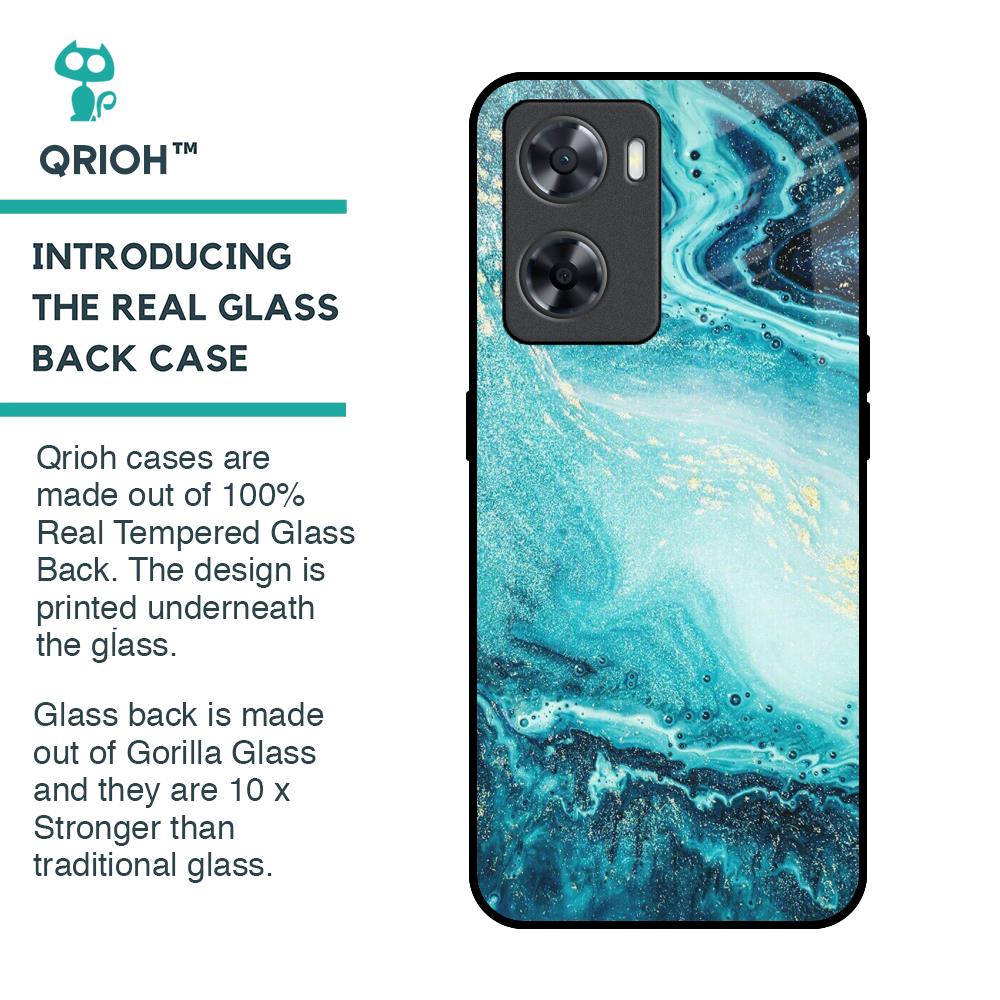 Sea Water Glass Case for OPPO A77s