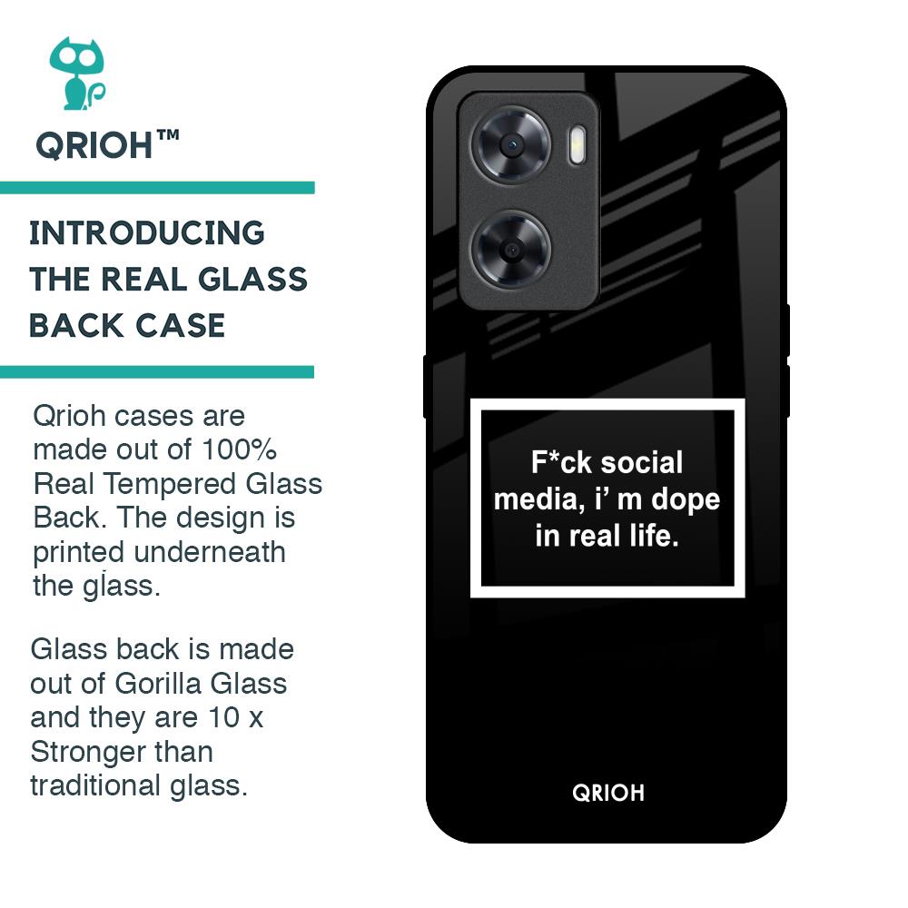 Dope In Life Glass Case for OPPO A77s