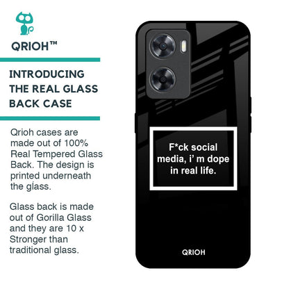 Dope In Life Glass Case for OPPO A77s