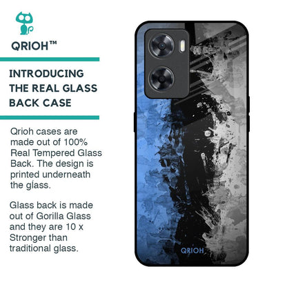 Dark Grunge Glass Case for OPPO A77s