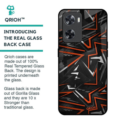 Vector Art Glass Case for OPPO A77s