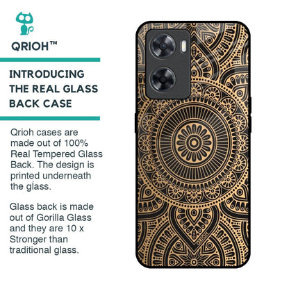 Luxury Mandala Glass Case for OPPO A77s