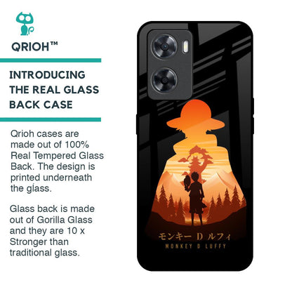Luffy One Piece Glass Case for OPPO A77s