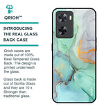 Green Marble Glass Case for OPPO A77s