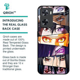 Anime Eyes Glass Case for OPPO A77s