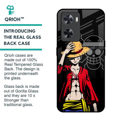 Hat Crew Glass Case for OPPO A77s