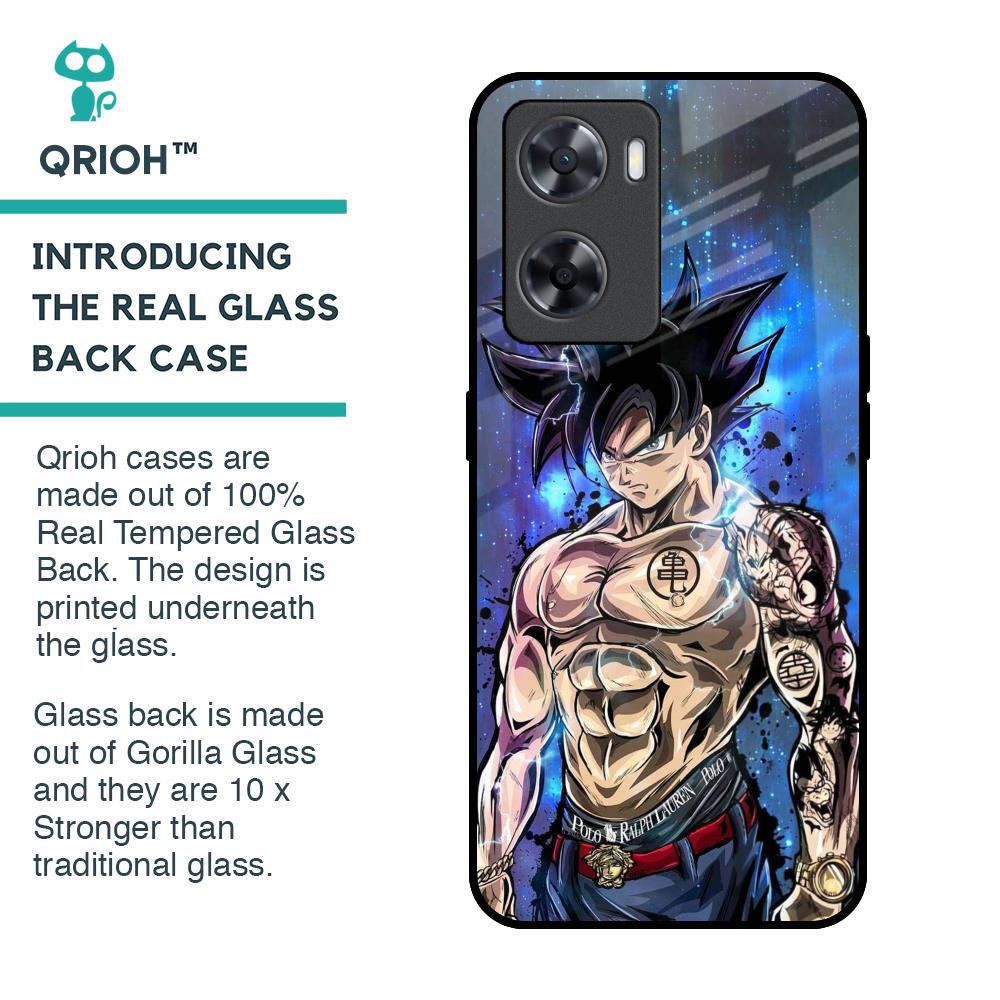 Branded Anime Glass Case for OPPO A77s