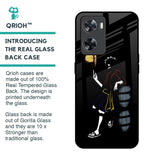 Luffy Line Art Glass Case for OPPO A77s