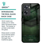Green Leather Glass Case for OPPO A77s