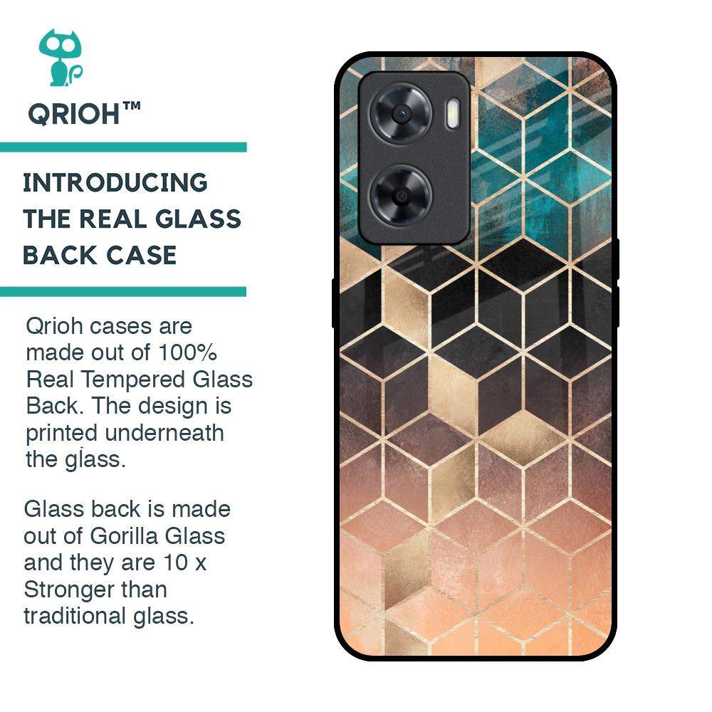 Bronze Texture Glass Case for OPPO A77s