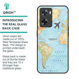 Fly Around The World Glass Case for OPPO A77s