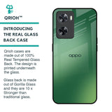 Green Grunge Texture Glass Case for OPPO A77s