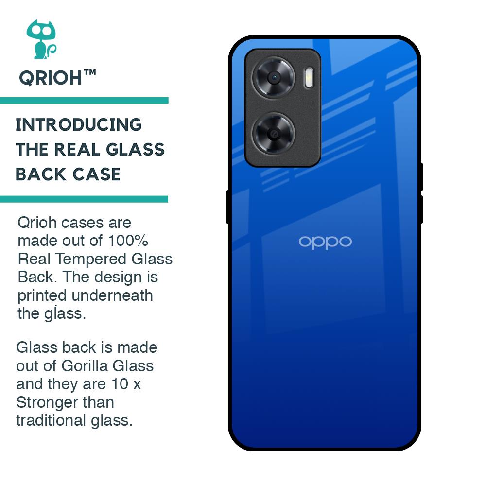 Egyptian Blue Glass Case for OPPO A77s