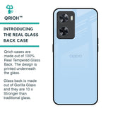 Pastel Sky Blue Glass Case for OPPO A77s