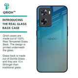 Sea Theme Gradient Glass Case for OPPO A77s