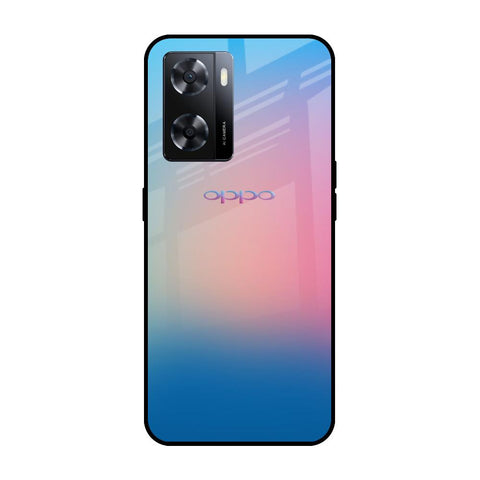Blue & Pink Ombre OPPO A77s Glass Cases & Covers Online