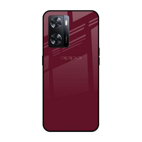 Classic Burgundy OPPO A77s Glass Cases & Covers Online