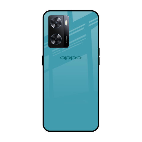 Oceanic Turquiose OPPO A77s Glass Cases & Covers Online