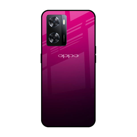 Purple Ombre Pattern OPPO A77s Glass Cases & Covers Online