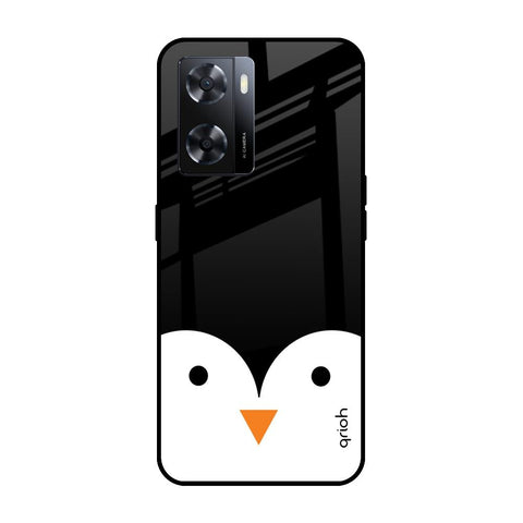 Cute Penguin OPPO A77s Glass Cases & Covers Online