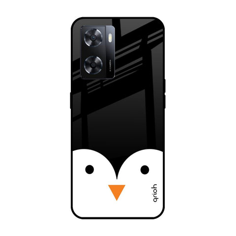 Cute Penguin OPPO A77s Glass Cases & Covers Online