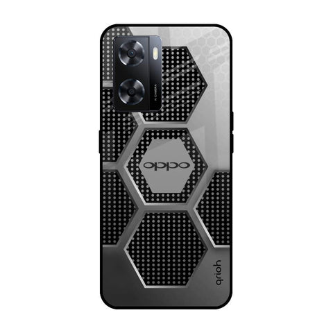 Hexagon Style OPPO A77s Glass Cases & Covers Online
