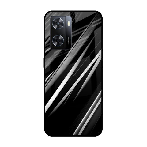Black & Grey Gradient OPPO A77s Glass Cases & Covers Online