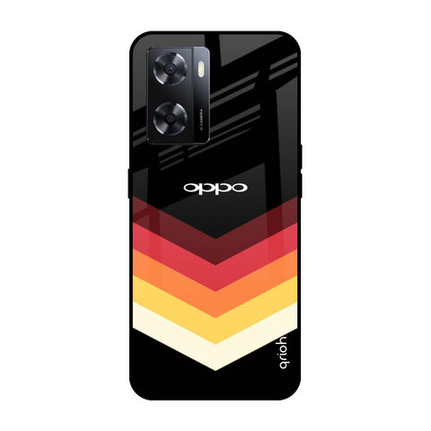 Abstract Arrow Pattern OPPO A77s Glass Cases & Covers Online