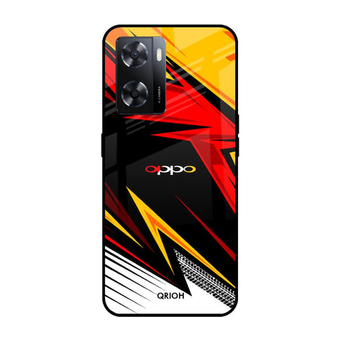 Race Jersey Pattern OPPO A77s Glass Cases & Covers Online