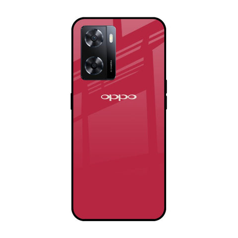 Solo Maroon OPPO A77s Glass Cases & Covers Online