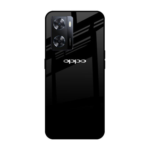 Jet Black OPPO A77s Glass Cases & Covers Online