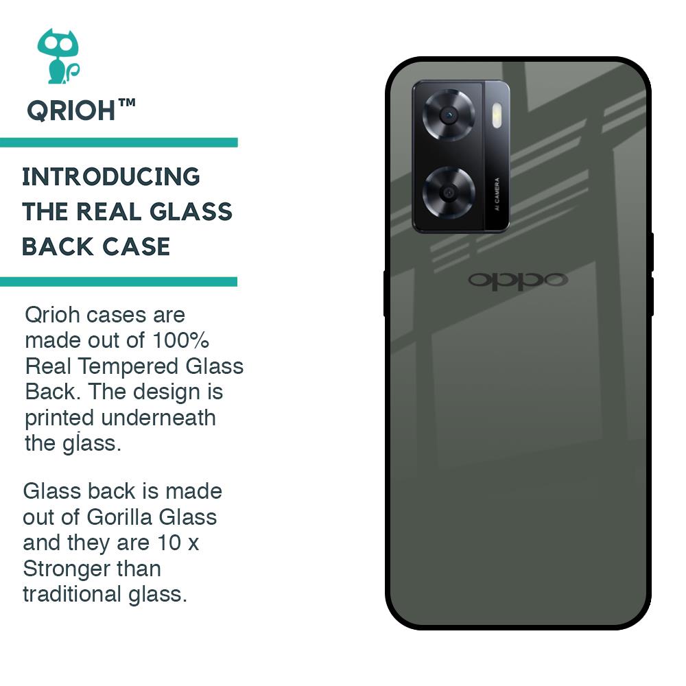 Charcoal Glass Case for OPPO A77s