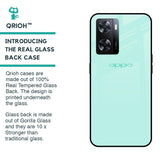 Teal Glass Case for OPPO A77s