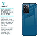 Cobalt Blue Glass Case for OPPO A77s